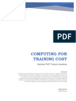 Training Cost Computation