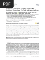 Technical Attributes, Health Attribute, Consumer Attributes and Their Roles in Adoption Intention of Healthcare Wearable Technology