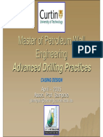 Advanced Drilling Practices - Casing Design