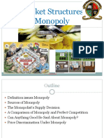 Market Structures Monopoly: Dr. Mudenda