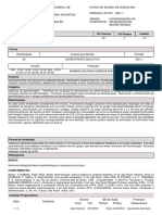 Plano de Ensino - Turma (SA) - 2021