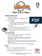 Print & Play Demo: Assembly Instructions