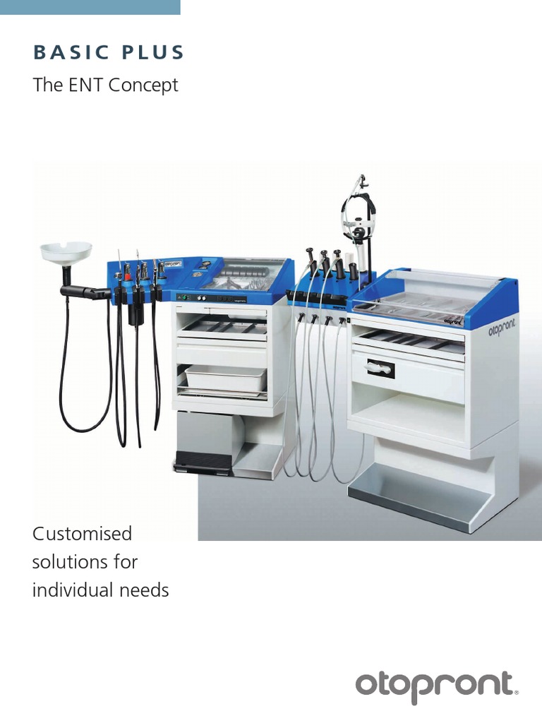 BASIC PLUS ENT Treatment Unit - English | PDF | Desk | Pressure Measurement