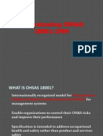 Understanding OHSAS 18001:1999
