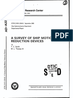 A Survey of Ship Motion Reduction Devices: Idavid Taylor Research Center