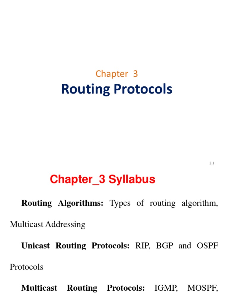 Chapter 3 | PDF | Routing | Router (Computing)
