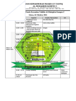 Rundown Wisuda Karantina Tahfidz Revisi