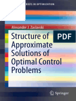 Alexander J. Zaslavski - Structure of Approximate Solutions of Optimal Control Problems-Springer (2013)