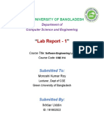 Lab Report - 1: Green University of Bangladesh