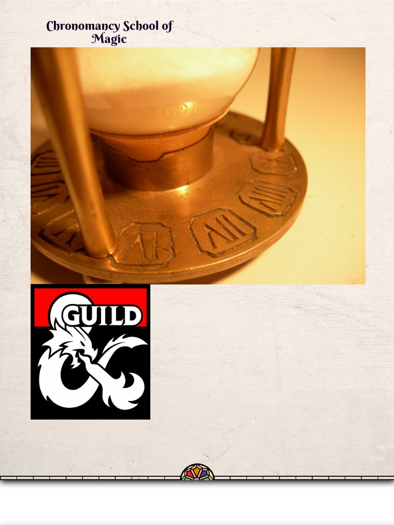 Chronomancy Magic in D&D | PDF