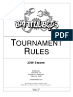 BattleBots Tournament Rules