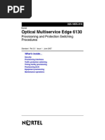 Optical Multiservice Edge 6130 Provisioning and Protection Switching Procedures