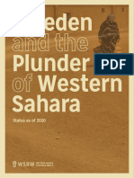 Sweden and The Plunder of Western Sahara (2020)