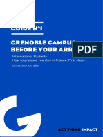 Guide N°1 Before your arrival to Grenoble