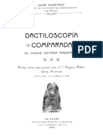 Juan Vucetich - 1904 - Dactiloscopia Comparada