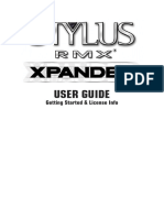 Stylus RMX Xpanded User Guide
