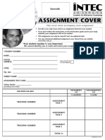 Assignment Cover Intec College