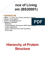Science of Living System (BS20001) : - Soumya de