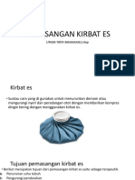 Cara Pemasangan Kirbat Es untuk Menurunkan Demam dan Mengurangi Nyeri