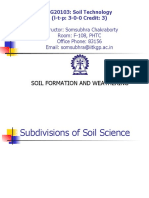 Soil Formation and Weathering