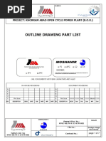 Outline Drawing Part List: Project: Khorram Abad Open Cycle Power Plant (B.O.O.)