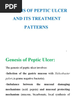 Genesis of Peptic Ulcer and Its Treatment Patterns