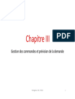 3 - Gestion Des Commandes Et Prévision de La Demande