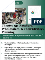 Chapter 13: Retailers, Wholesalers, & Their Strategy Planning