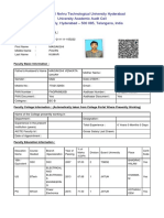 Jawaharlal Nehru Technological University Hyderabad University Academic Audit Cell Kukatpally, Hyderabad - 500 085, Telangana, India