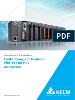 Delta Compact Modular Mid-Range PLC AS Series: Automation For A Changing World