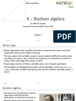 EC2.101 – Digital Systems and Microcontrollers: Boolean Algebra