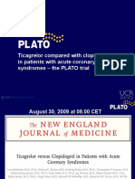 Ticagrelor Compared With Clopidogrel in Patients With Acute Coronary Syndromes - The PLATO Trial