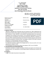 DetailedAdvertisementforthePostofDirector(Technical) MECONLimited