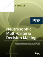 Neutrosophic Multi-Criteria Decision Making