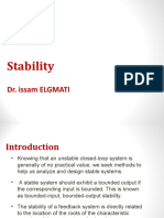 Stability: Dr. Issam ELGMATI