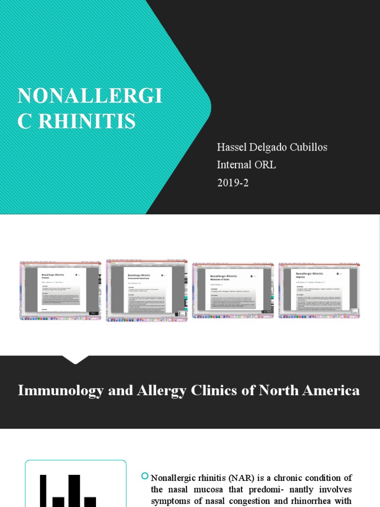 Understanding Nonallergic Rhinitis | PDF | Allergy | Allergen