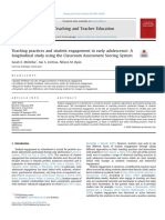 Study Using The Classroom Assessment Scoring System