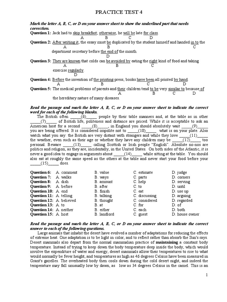 41 de Thi Thu Trac Nhiem Dai Hoc Tieng Anh Co Dap An | PDF | Moon |  Shipwrecks