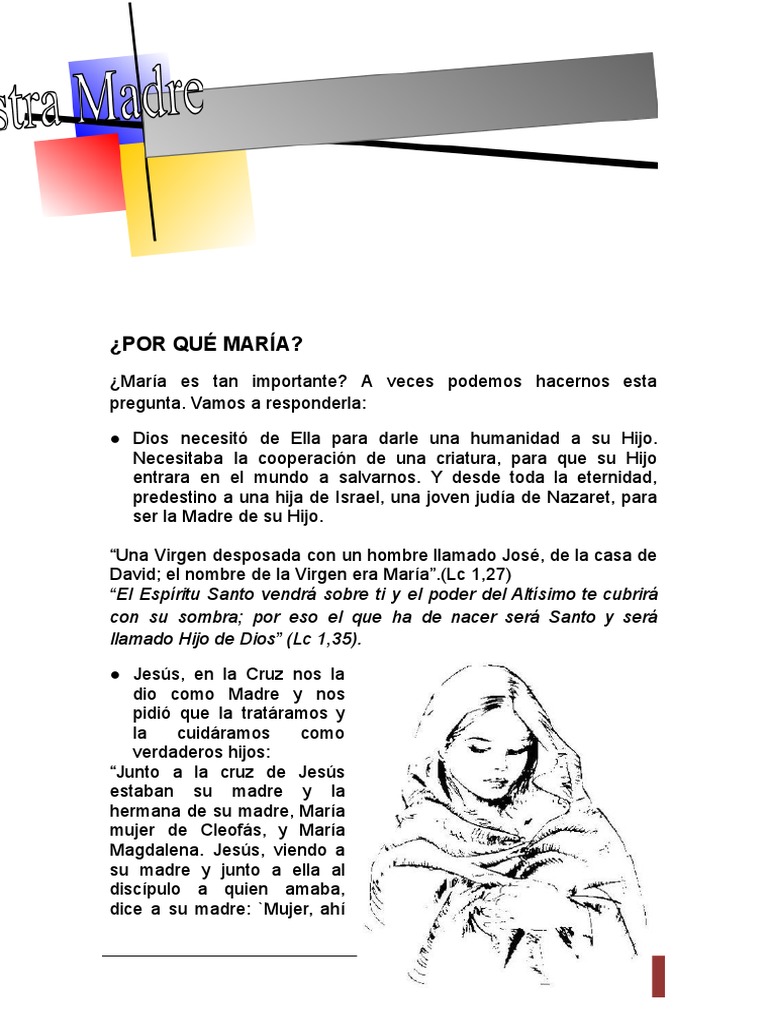 María, Madre de Dios y Nuestra Madre | PDF | María, madre de Jesús | Jesús