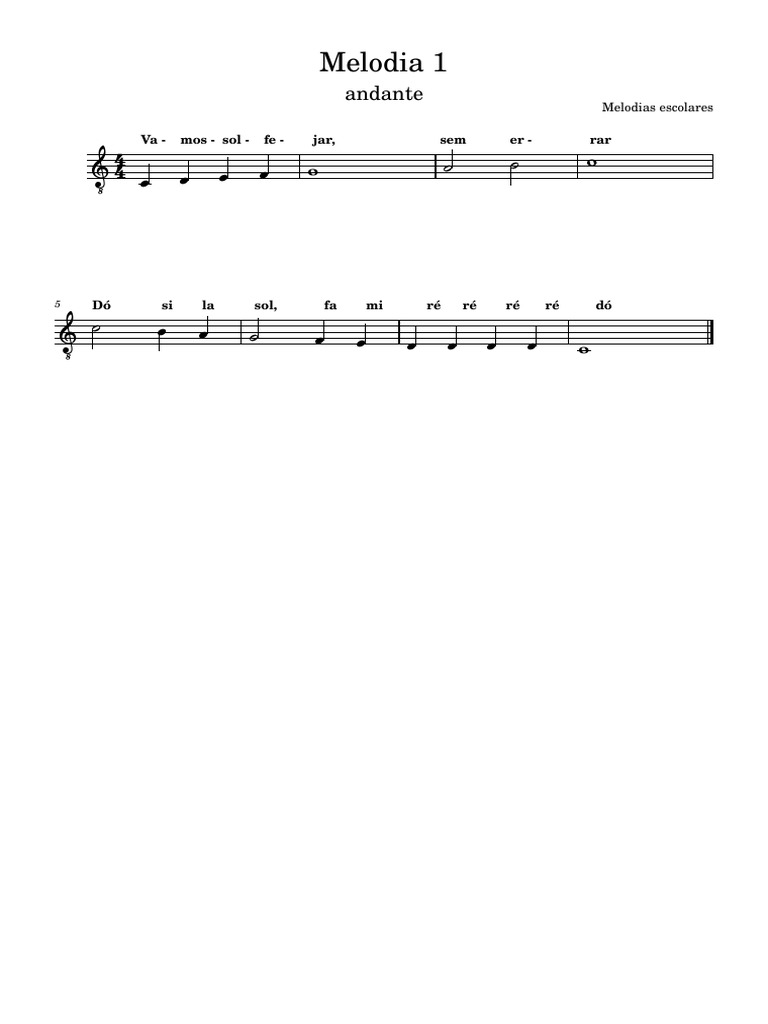1° Melodia PDF