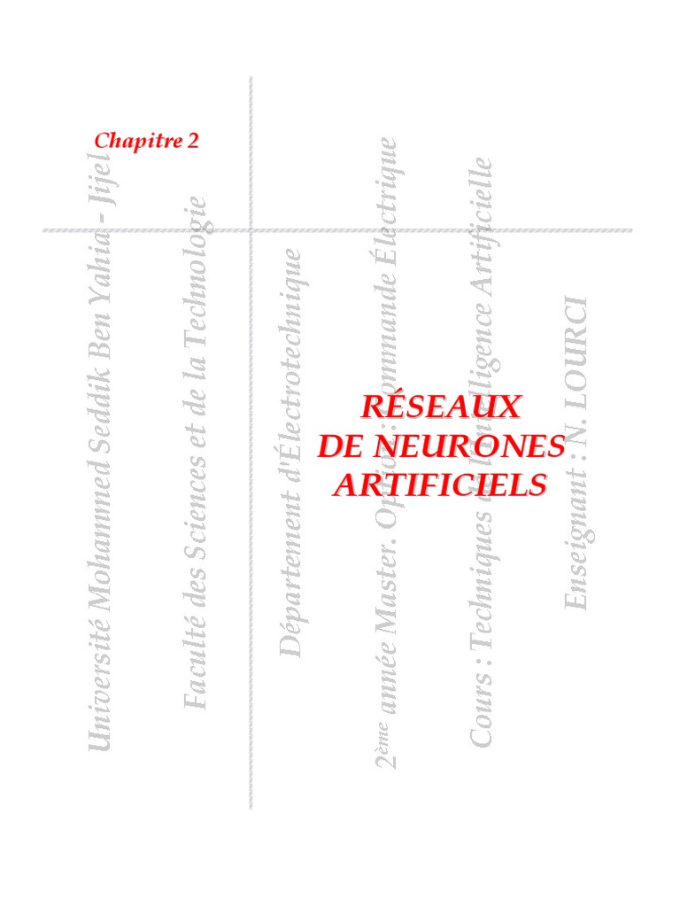 Réseaux de neurones artificiels expliqués | PDF | Réseau de neurones ...