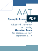 Level 3 - Synoptic - Question Bank