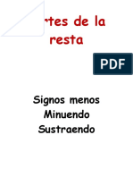 Partes de La Resta