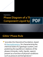 Phase Diagram of A Three-Component Liquid System