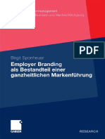 Employer Branding Als Bestandteil Einer Ganzheitlichen Markenfuhrung by Birgit Sponheuer