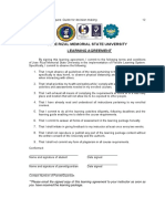Jose Rizal Memorial State University Learning Agreement: Quantitative Techniques: Guide For Decision Making 12