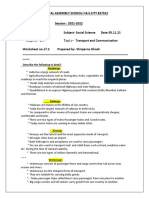 Chapter-17. Topic-Transport and Communication