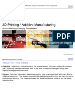 3D Printing / Additive Manufacturing: Horizonwatching Emerging Trend Report