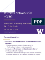 Wireless Networks For 4G/5G: Instructors: Sumit Roy and Tom Henderson TA: Collin Brady