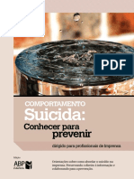 Cartilha Suicidio Profissionais Imprensa